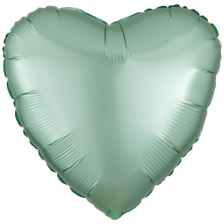 Standard Heart Silk Lustre Green